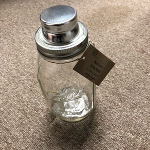 NWT West Elm Mason Jar Shaker